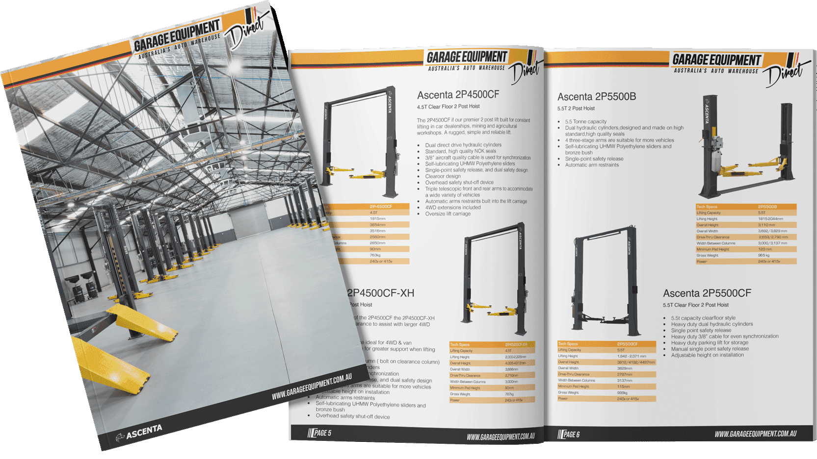 Garage Equipment's 2022 Product Catalogue Brochure